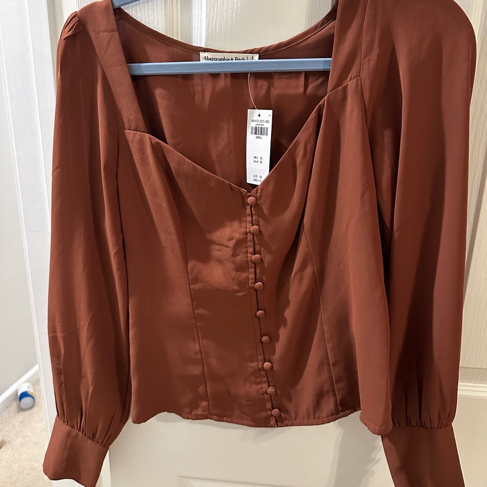Abercrombie long sleeve blouse
